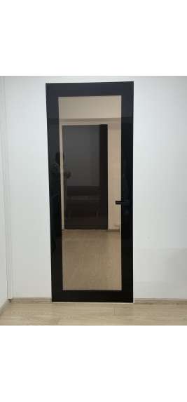 Двері прихованого монтажу Двері прихованного монтажу скло графит